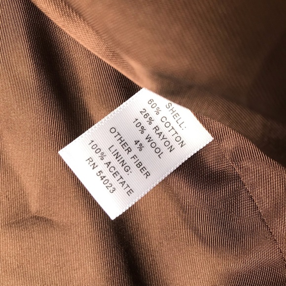 HP🎉 NWOT Banana Republic Brown Plaid Jacket - Picture 5 of 7